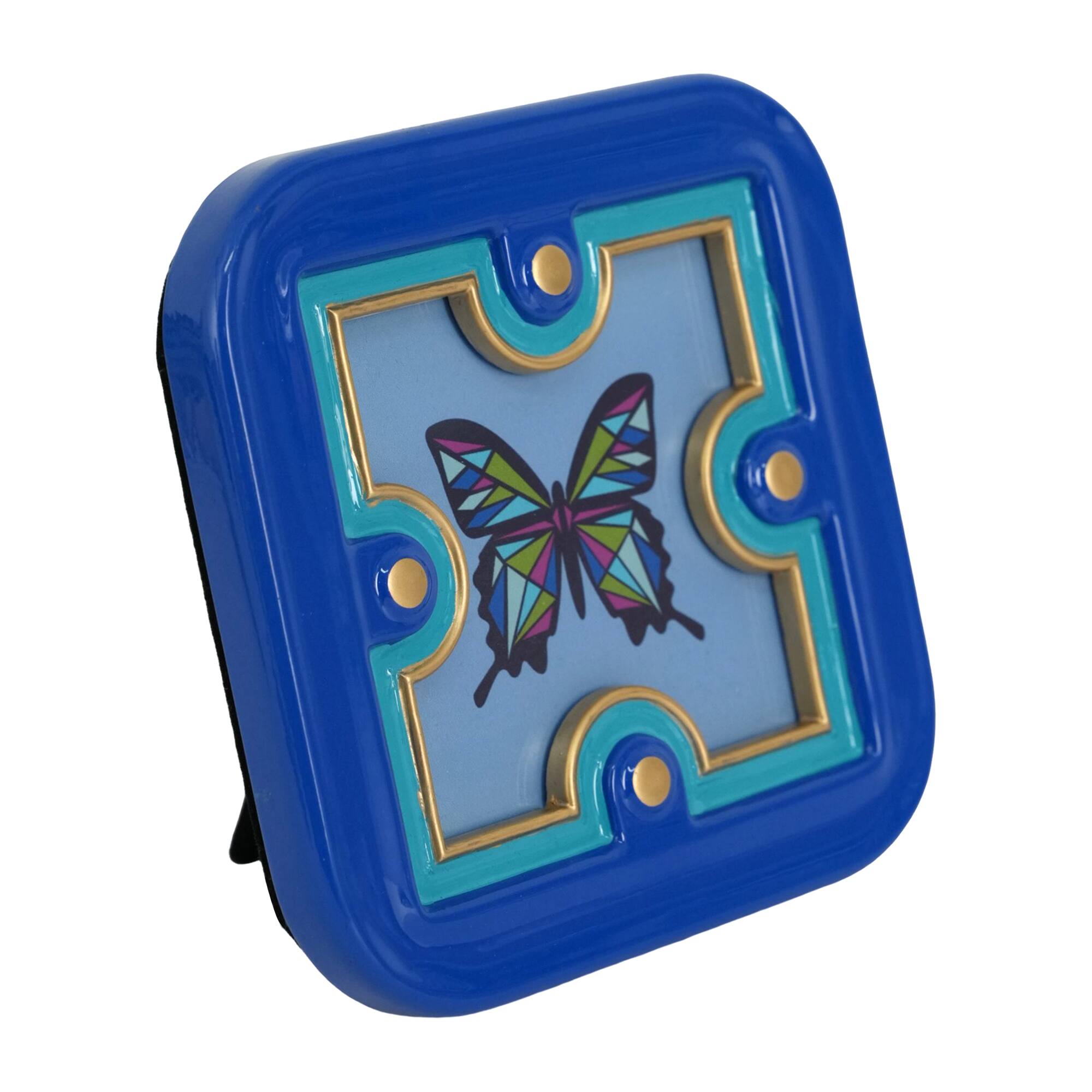 Jonathan Adler x Michaels 4" x 4" Blue & Teal Tabletop Frame